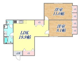 三鷹第一ビルの物件間取画像